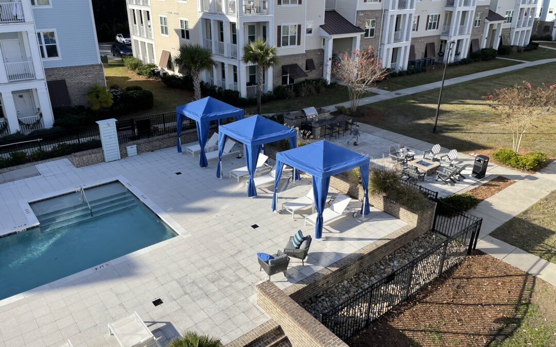 Legacy Mt. Pleasant – Firepit & Poolside Cabanas